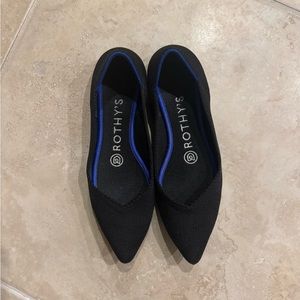 Rothy’s The Point Black Shoes 5.5